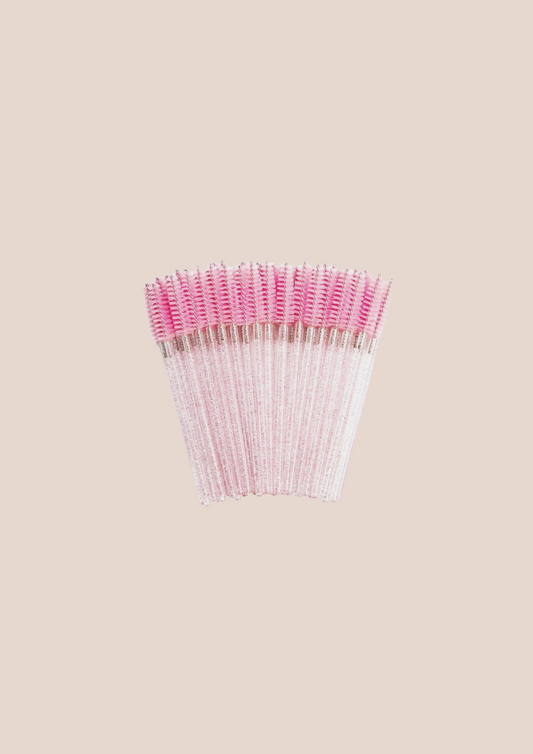 Pink Glitter Mascara Wands